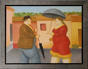 Fernando BOTERO - Painting - Man and Woman