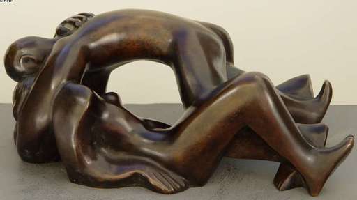 Otto GUTFREUND - Sculpture-Volume - The Lovers