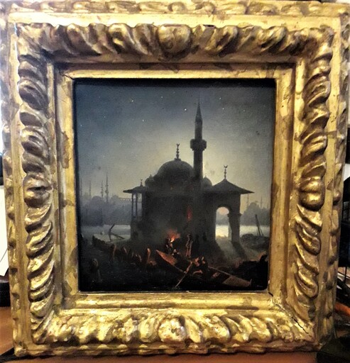 Auguste Etienne François MAYER - Gemälde - Starry night in Istanbul
