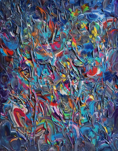 Bruno CANTAIS - Painting - Fusion Abstract