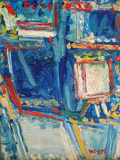 Jacques YANKEL - Painting - Composition