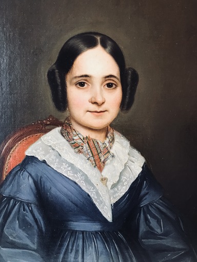 Eugène Mary BROCAS - Gemälde - Portrait