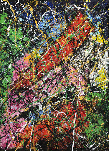 Jean-Jacques MARIE - Gemälde - Abstraction lyrique série A 528