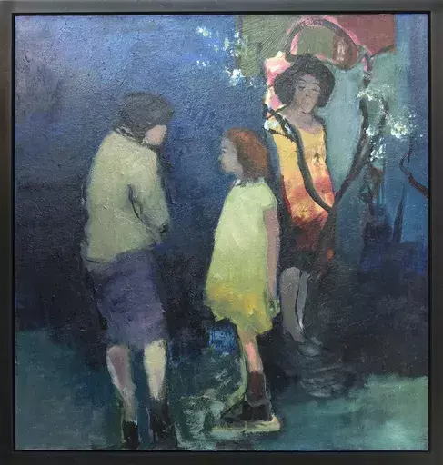 Jennifer HORNYAK - Gemälde - Girl with Two Women