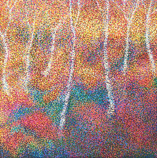 Diana TORJE - Gemälde - Forest of colors (La foret colorée) 