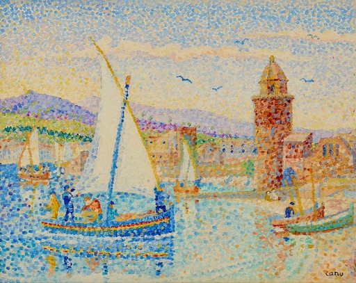 Yvonne CANU - Painting - Collioure