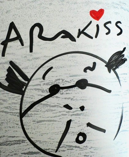 荒木经惟 - 水彩作品 - "Arakiss - Araki by Araki"