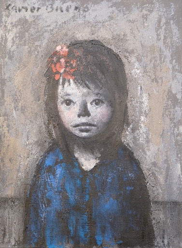 Xavier BUENO - Peinture - Bambina