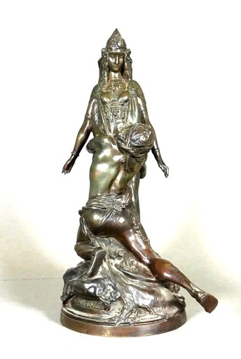 Théodore RIVIERE - Skulptur Volumen - "CARTHAGE"