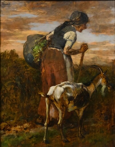 Wilhelm VON DIEZ - Gemälde - Der Weg nach Hause