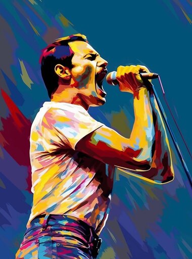 Alberto RICARDO - Print-Multiple - Freddie Mercury 02