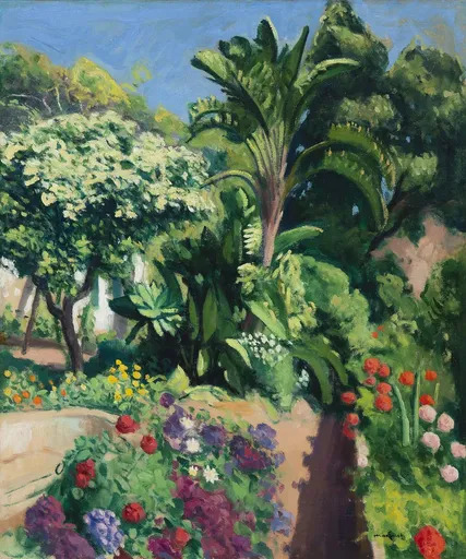Albert MARQUET - Painting - Le Jardin fleuri