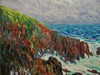 Adrien HAMON - Painting - Collioure, gros temps au cap bear