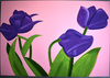 Alex KATZ - Print-Multiple - Purple Tulips I, from: Flowers Portfolio