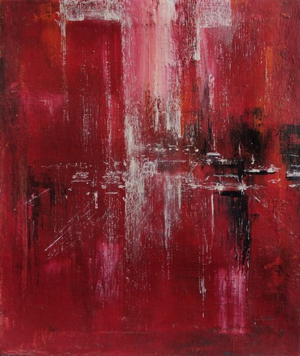 Ohanyan KAMSAR - Painting - Red Street