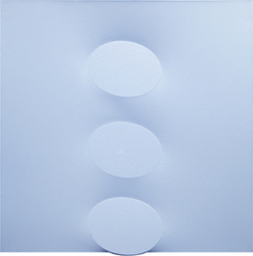 Turi SIMETI - Peinture - 3 ovali azzurri
