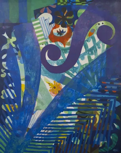 Eileen AGAR - Peinture - Tropic of Music