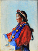 Vasilij Vasilevic VERESCAGIN - Pittura - North Russian Tribe, Bhutanese, Mongol Woman