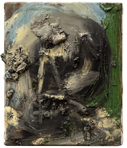 Ronan BARROT - Painting - Crâne