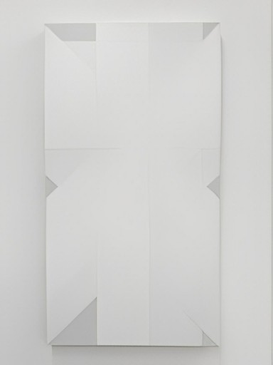Charles BÉZIE - Painting - Blanche avec diagonales