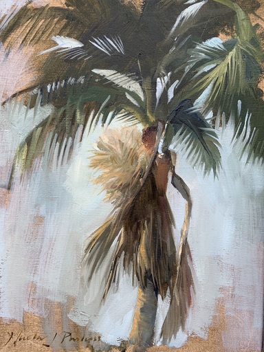Nicky PHILIPPS - Peinture - Palm tree, Jamaica