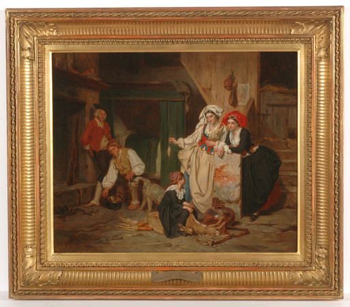 Alexandre Marie GUILLEMIN - Gemälde - "Grandfather's bag"