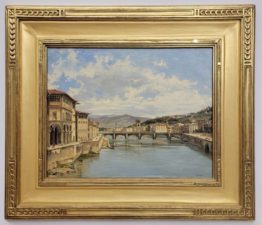 Antonietta BRANDEIS - Painting - Ponte Alle Grazie