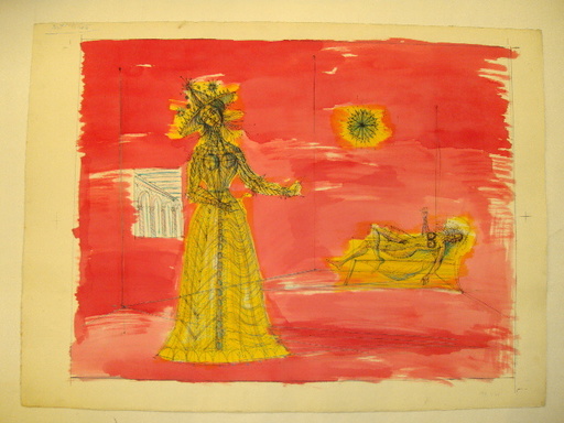 Jean CARZOU - Dibujo Acuarela - " Deux Femmes" 1975