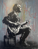 JEF AÉROSOL - Painting - The guitar player