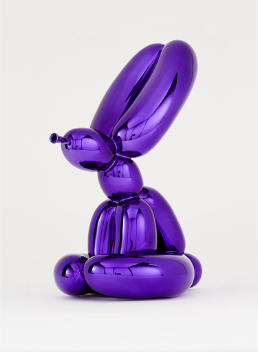 Jeff KOONS - Skulptur Volumen - Balloon Rabbit (Violet)