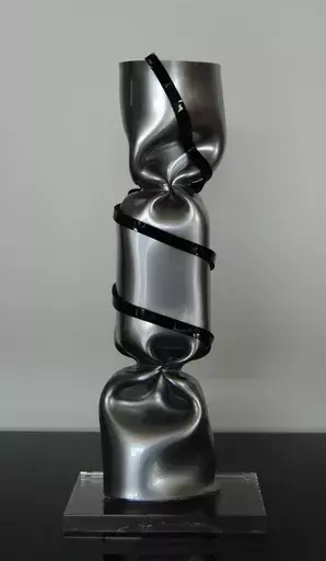 劳朗丝·冉凯勒 - 雕塑 -   WRAPPING BONBON GRIS ADN 