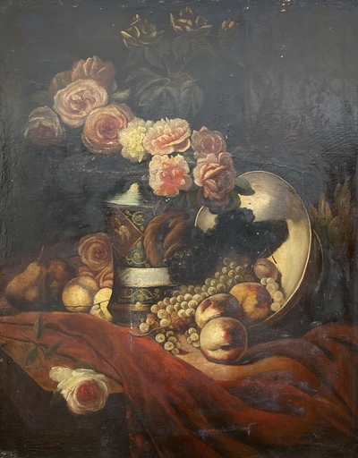 Jean Etienne Joanny MAISIAT - Painting - Bouquet 