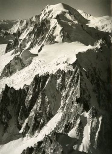 Walter MITTELHOLZER - Fotografie - Berge Luftaufnahme