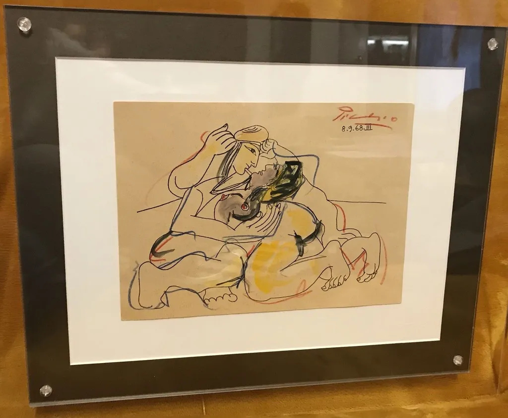 Raphael et la Fornarina by | Pablo PICASSO | buy art online | artprice, image size:1024x844