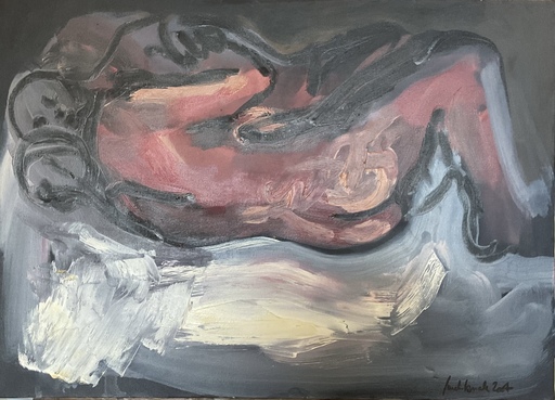 Michel SURET-CANALE - Gemälde - Couple