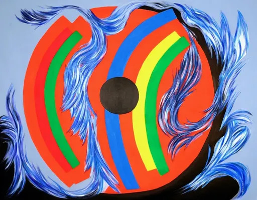 Bleue ROY - Painting - BEHOLD