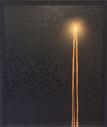 Omar HASSAN - Gemälde - Injection Nero