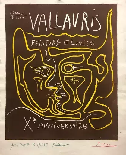巴勃罗•毕加索 - 版画 - Vallauris. Peinture et lumière X Anniversaire