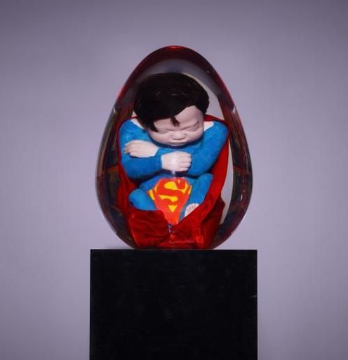 Alexandre NICOLAS - Skulptur Volumen - Superfötus ovoïde