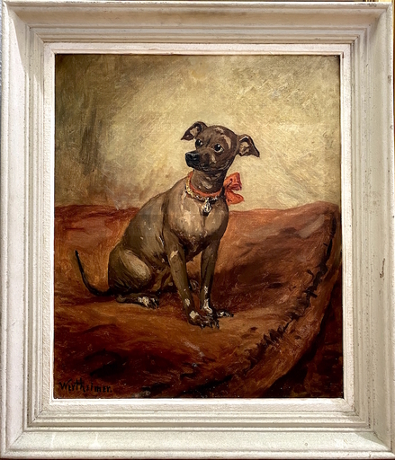 Gustav WERTHEIMER - Painting - Le chien