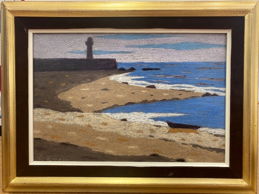 André EVEN - Painting - Le Phare