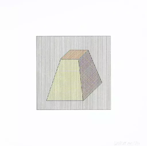 Sol LEWITT - Estampe-Multiple - Twelve Forms Derived From a Cube 05