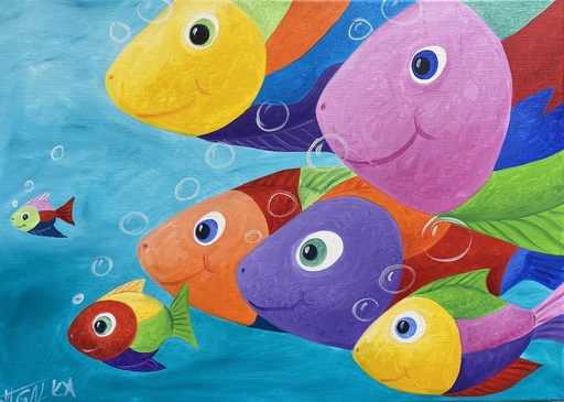GALKA - Gemälde - Fish Tales