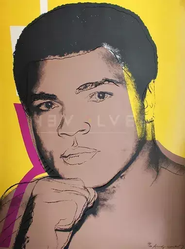 Andy WARHOL - Stampa-Multiplo - Muhammad Ali, Yellow (FS II.182)