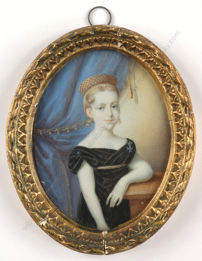 Johann Erdmann HUMMEL - Miniatur - "Archduchess Maria Carolina Ferdinanda", rare miniature! 
