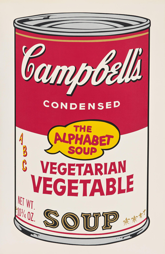 Andy WARHOL - Estampe-Multiple - Campbell's Soup II, Vegetarian Vegetable F&S II.56