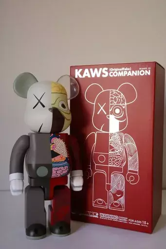 布萊恩•唐納利 - 雕塑 - KAWS X Be@rbrick Dissected 400% (Red)