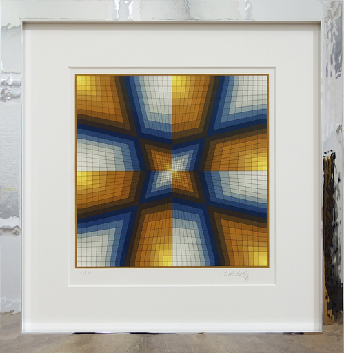 Victor VASARELY - Print-Multiple - Esthaynal - Star of the East - Stern des Ostens