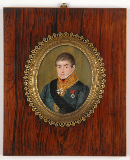Jean-Marie EVRARD - Miniatur - "Baron Pierre-Jacques-Nicolas Rolland" important! 1837