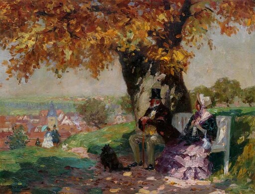 Rudolf HACKE - Pintura - Herbst